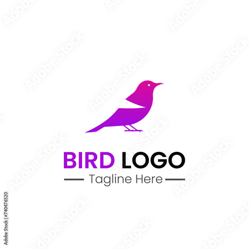 bird logo icon vector design template