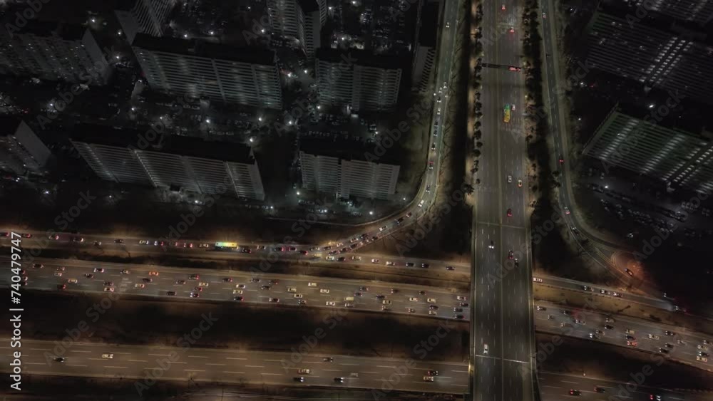 Seoul's night traffic weaves through city lively display of lights top view Seoul's night traffic Asian culture blending tradition with modernity. Seoul's night traffic pulse of metropolis life. Seoul's night traffic weaves through city lively display of lights top view Seoul's night traffic Asian culture blending tradition with modernity. Seoul's night traffic pulse of metropolis life.