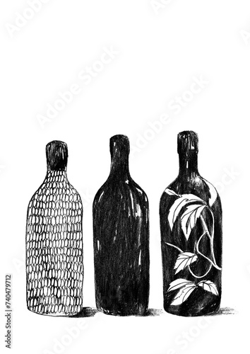 Bottles of Wine 