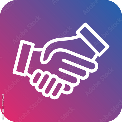 Handshake Icon Style