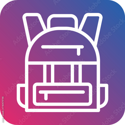 Backpack Icon Style