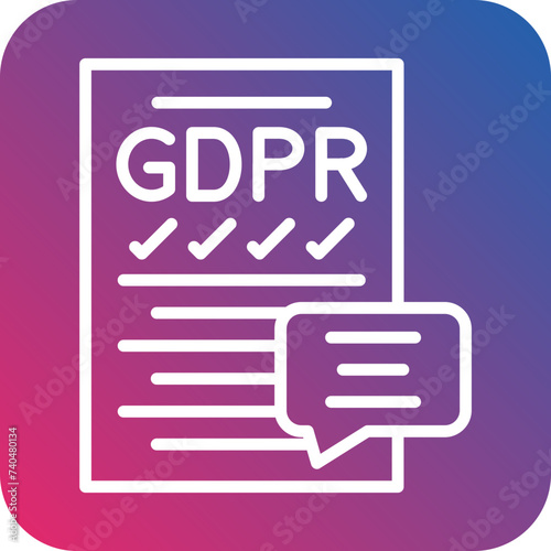 Gdpr Compliance Icon Style