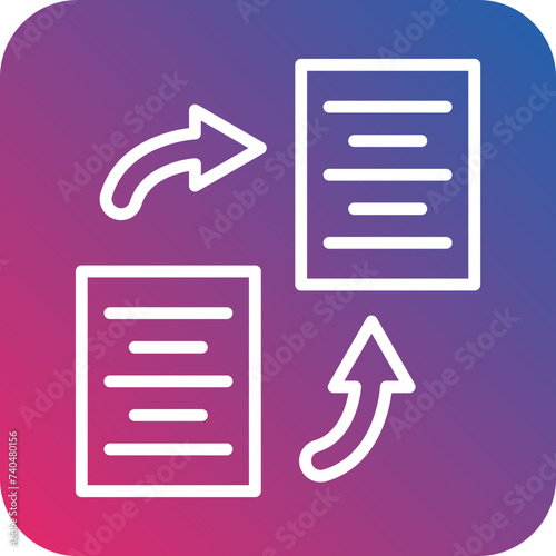 Data Transfer Icon Style