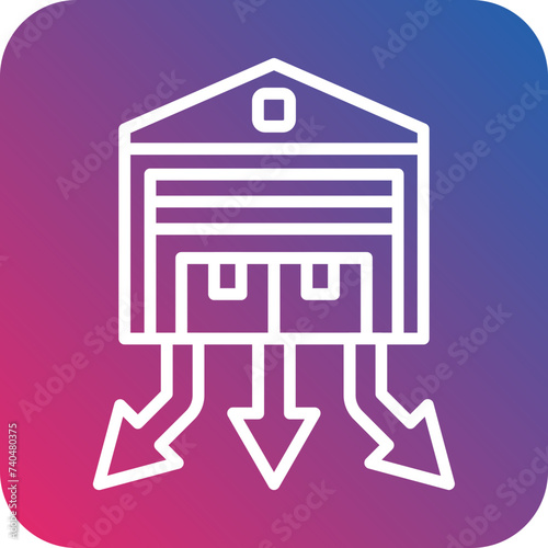 Distribution Center Icon Style