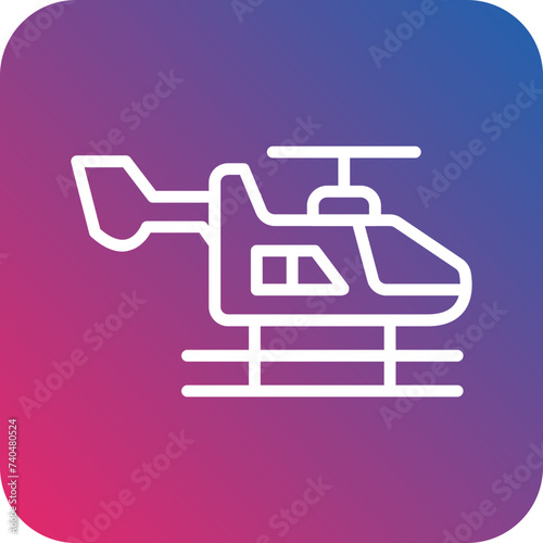 Helicopter Icon Style © designing ocean