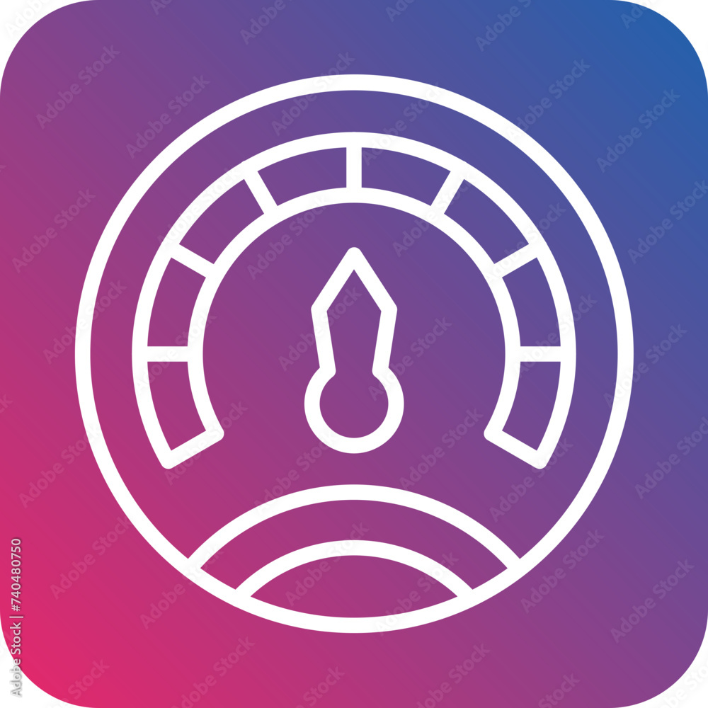 Fotografija Speedometer Icon Style