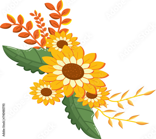 Vector floral illustration