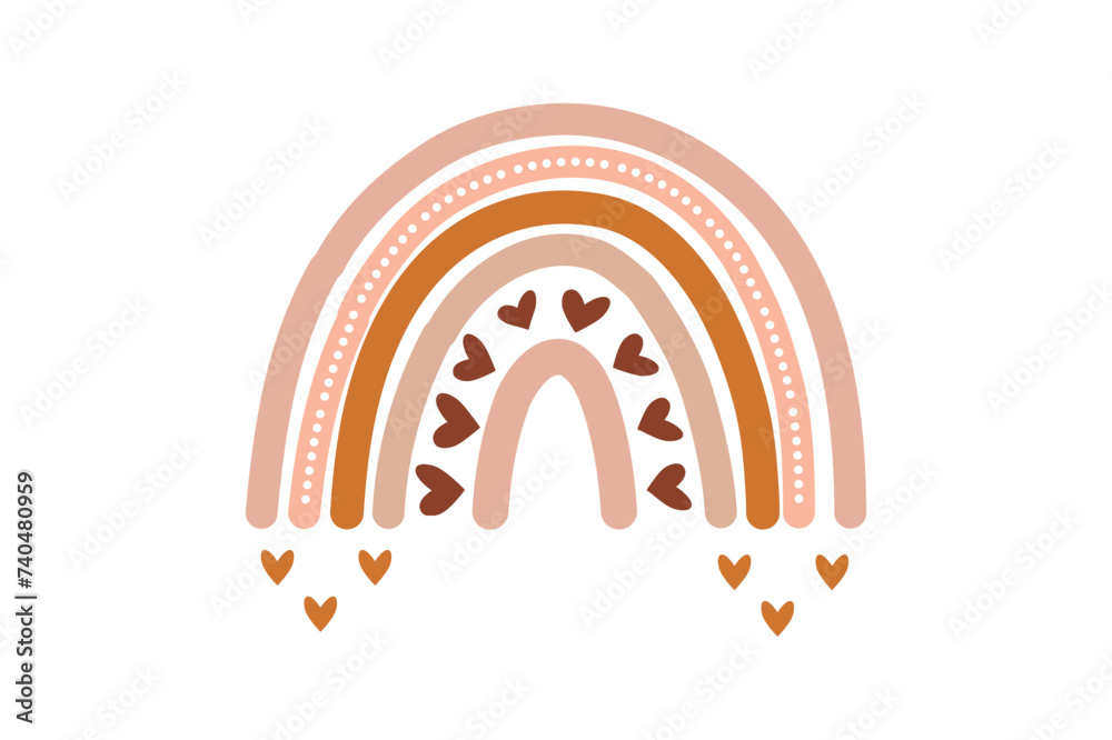 Boho Rainbow Svg Boho Rainbow Svg