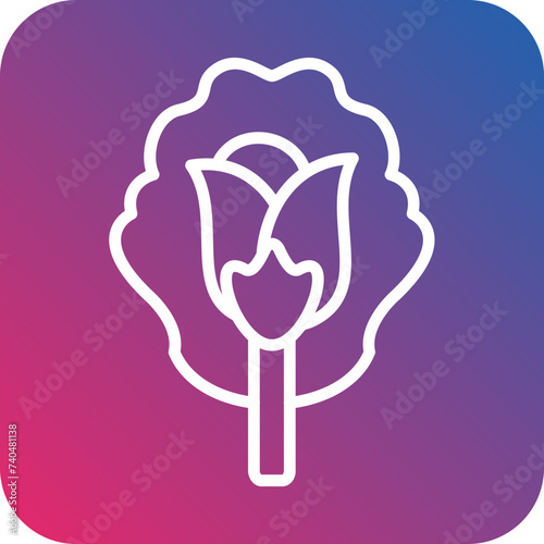 Pea Flower Icon Style