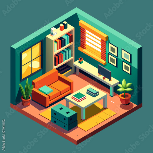 isometric room