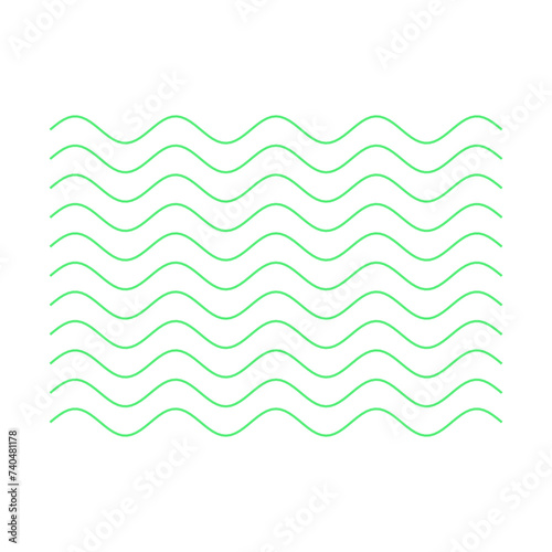 An abstract transparent wavy line pattern design element.