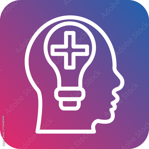 Positive Thinking Icon Style
