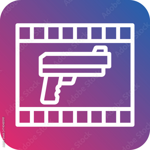 Action Film Icon Style