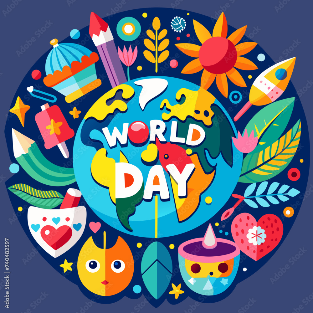 World Art Day illustration