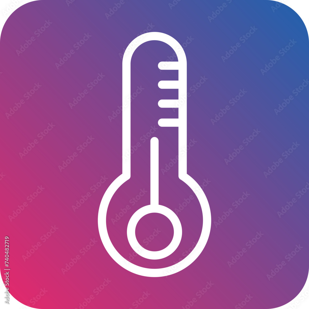 Thermometer Icon Style Thermometer Icon Style