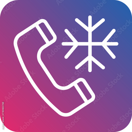 Cold Calling Icon Style