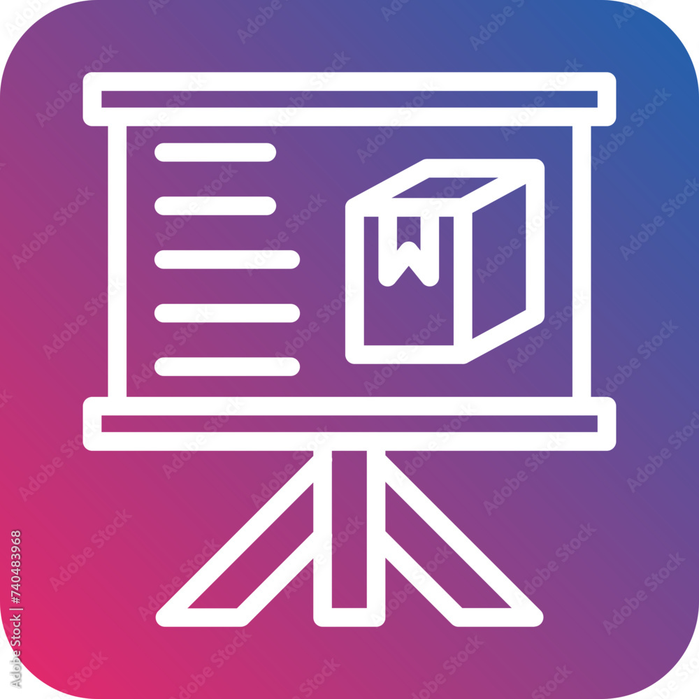 Product Presentation Icon Style Product Presentation Icon Style