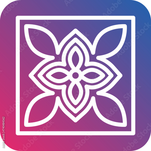 Floor Tiles Icon Style