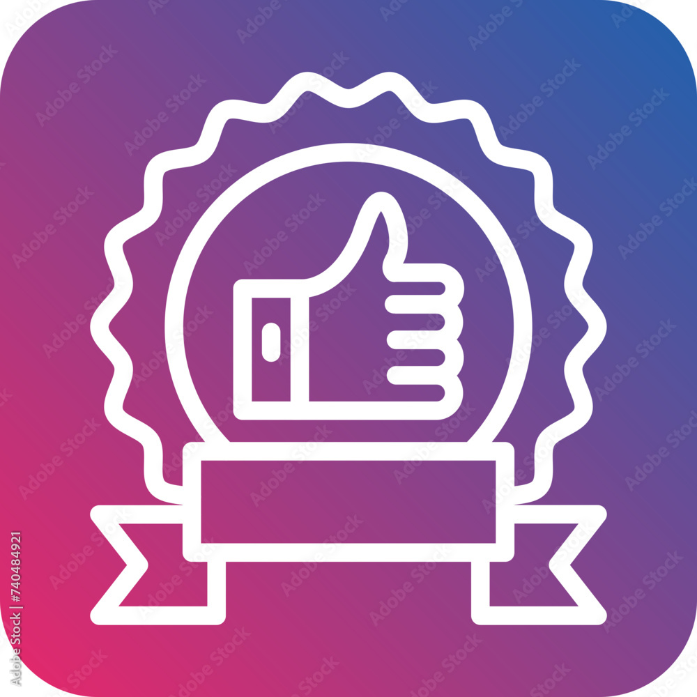 Obraz premium Satisfaction Guarantee Icon Style