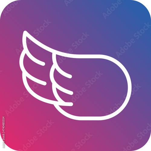 Left Wing Icon Style