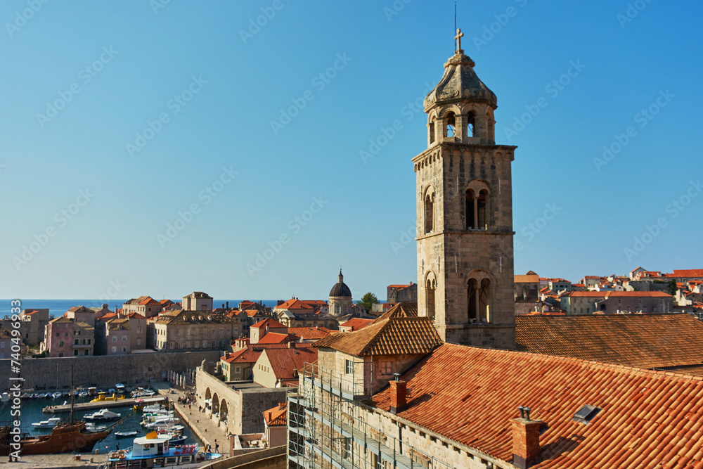 Dubrovnik View Of Old Town, croatia
