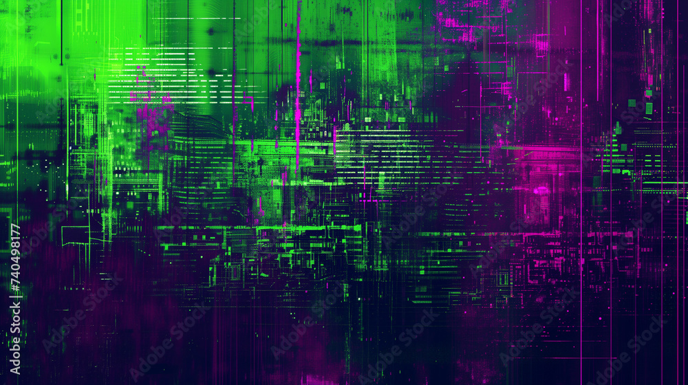 Abstract digital glitch art fusion. Abstract digital glitch art fusion.