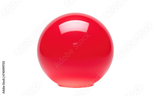 A red balloon is placed creating a vivid contrast between the colors. Isolated on a Transparent Background PNG.