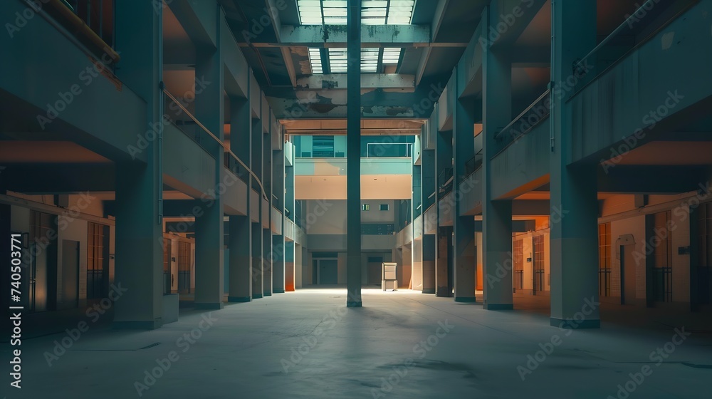 Empty buildings : Generative AI