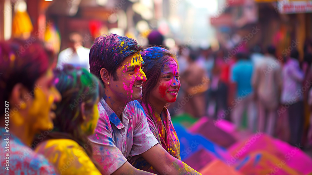 Holi, the festival of colors, India. Holi, the festival of colors, India.