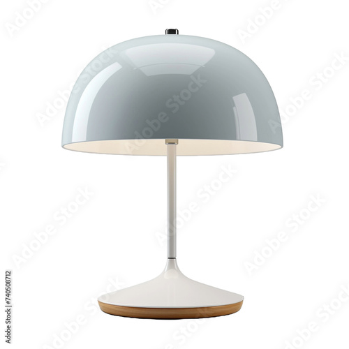 Modern table lamp isolated on transparent background