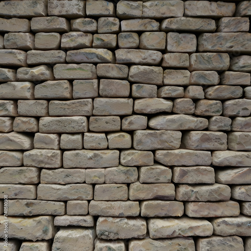 Wall made of limestone