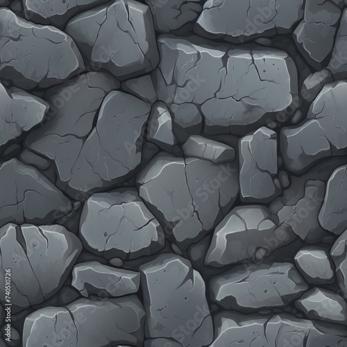 Create a hand painted stylized texture of rock generatted AI