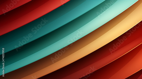 Vector Seamless Parallel Diagonal Red Green Overlapping Color Lines Pattern Background