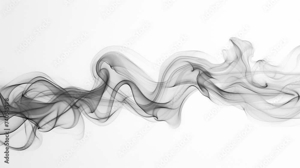A gentle cascade of smoke, flowing like a soft fabric across a bright white backdrop, exuding elegance and serenity. A gentle cascade of smoke, flowing like a soft fabric across a bright white backdrop, exuding elegance and serenity.