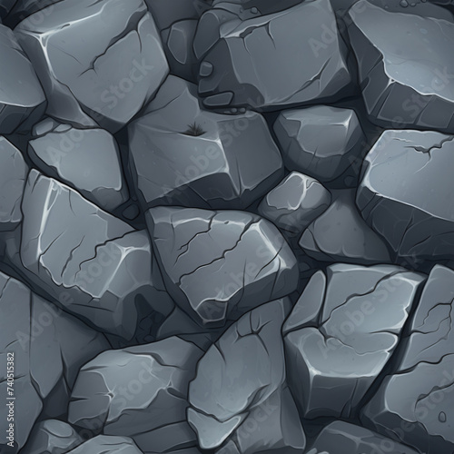 Create a hand painted stylized texture of rock generatted AI