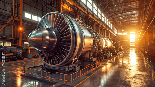 Inside a Factory: Large Jet Engine in Production