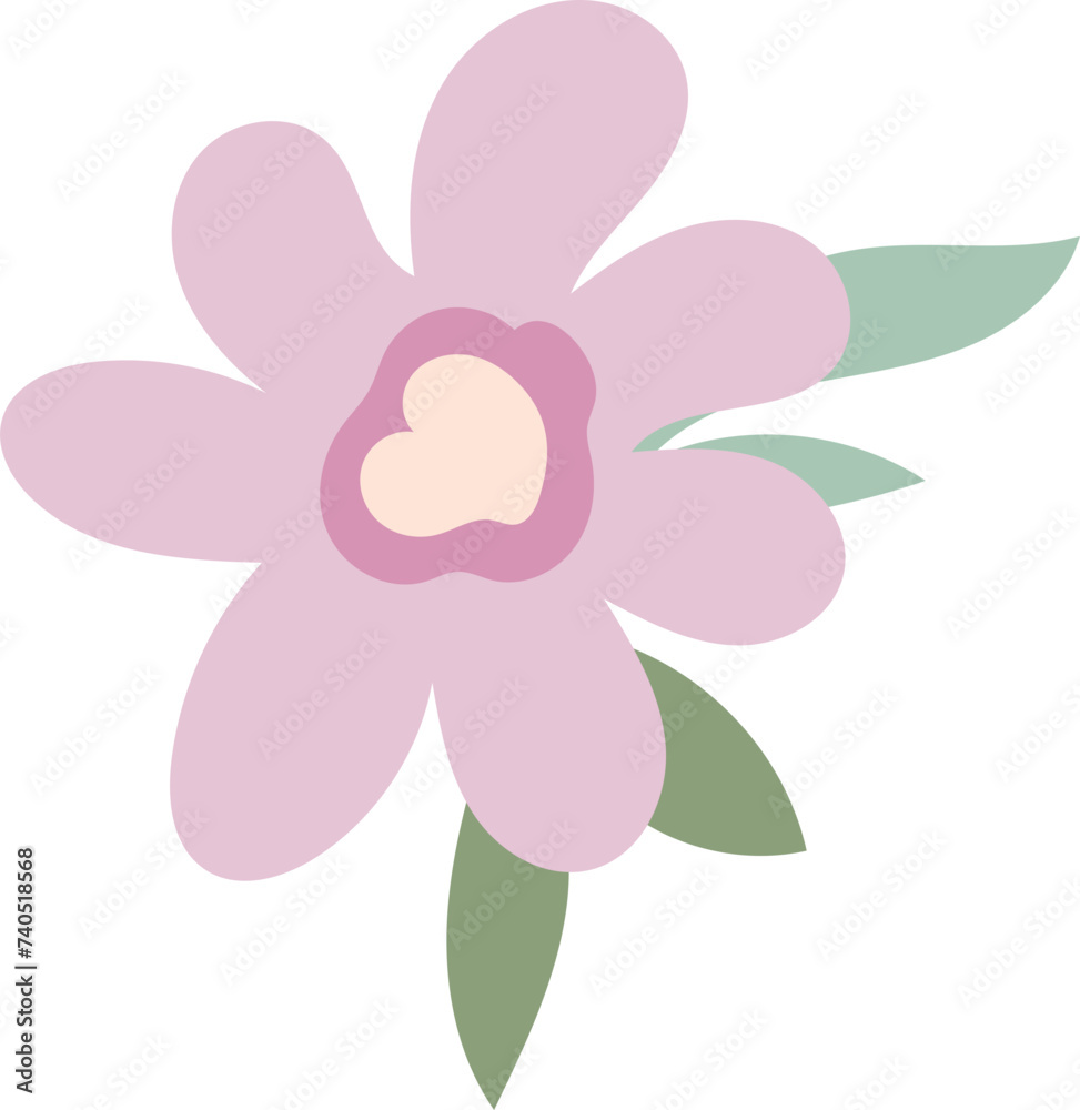 Retro Bloom Spring Summer Illustrations garden Retro Bloom Spring Summer Illustrations garden