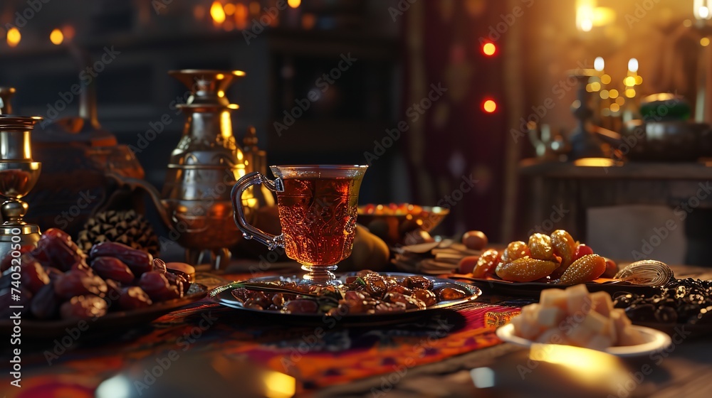  The Food of Ramadan: Cup of Tea, Dates, Dried Fruit
