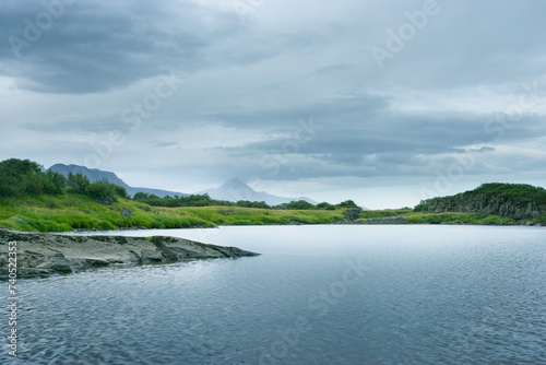 Nordura River on Cloudy Day, Iceland