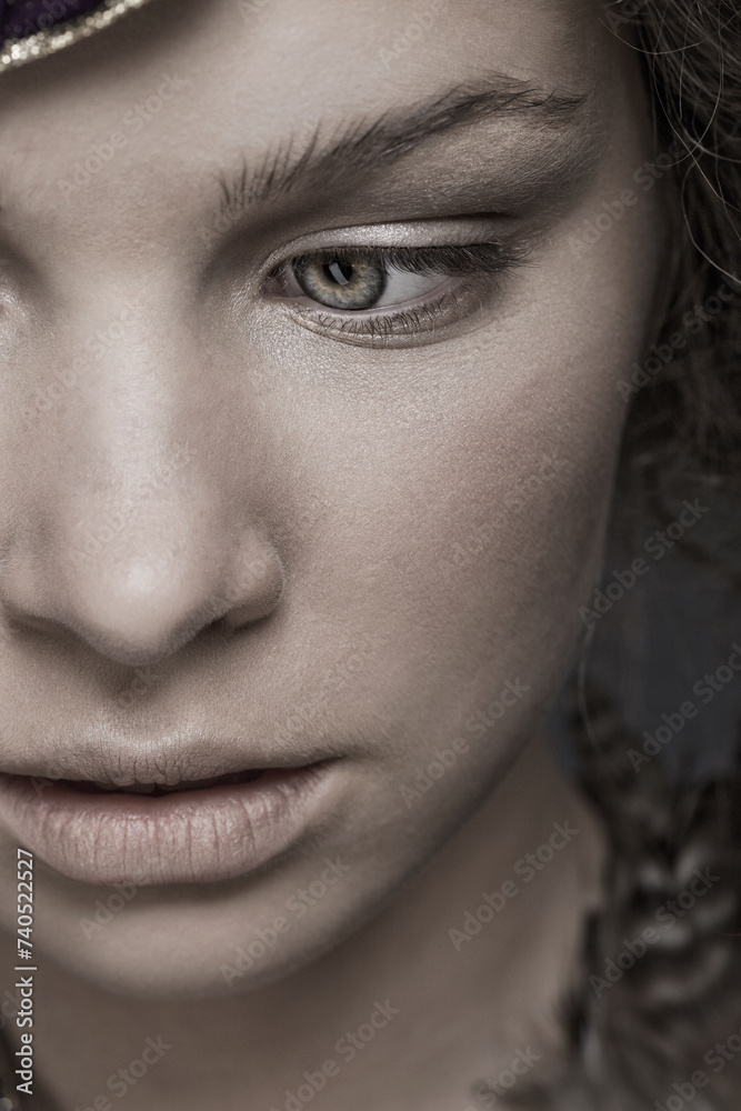 Fototapeta premium Close Up of Teenage Girl's Face