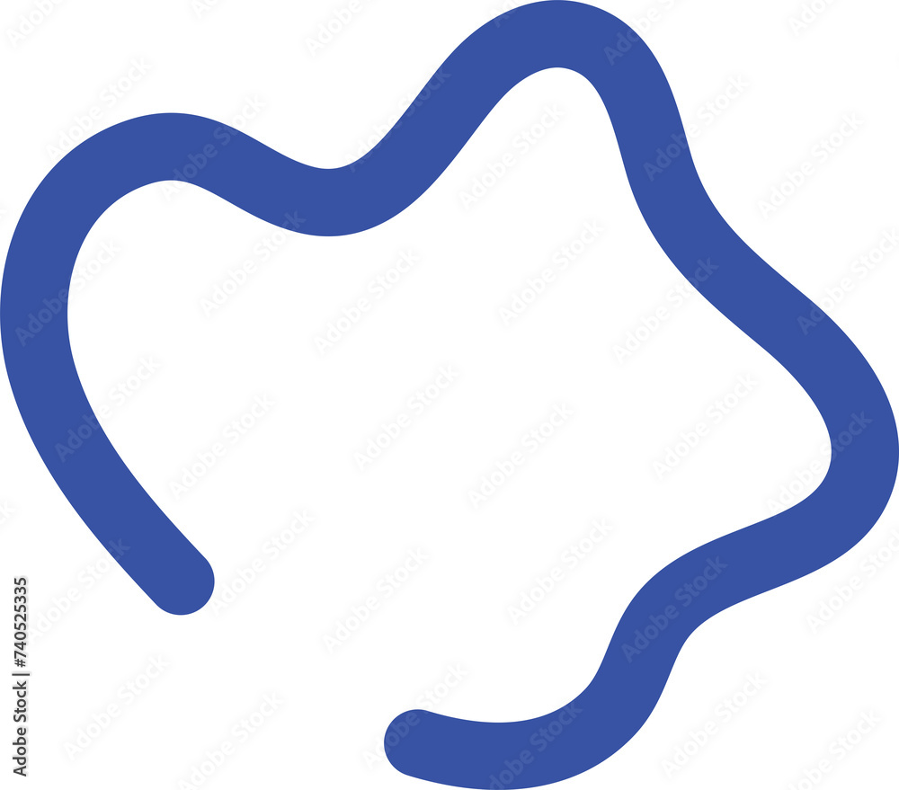 Colorful wiggly squiggly hand drawn line illustration Colorful wiggly squiggly hand drawn line illustration