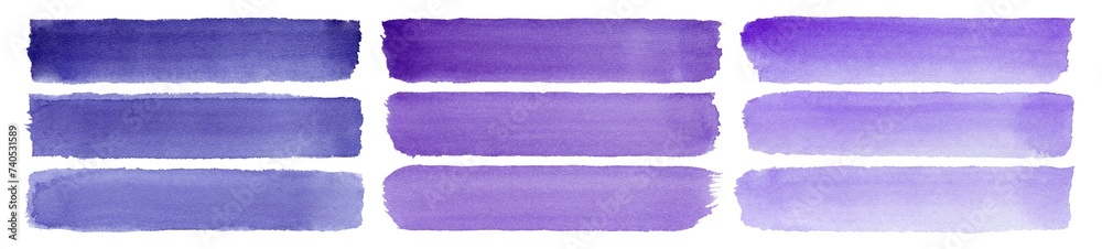 Fototapeta premium stain stripes ink stroke violet gradient dye splash vibrant colorful creativity textured watercolor