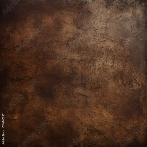 Dark brown textured background generated AI