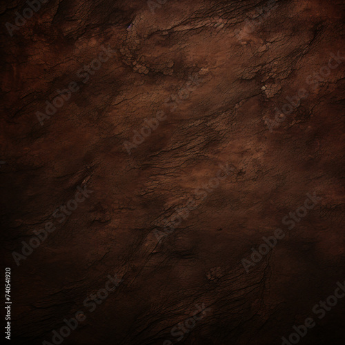 Dark brown textured background generated AI