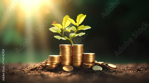 Grow plants from coins
