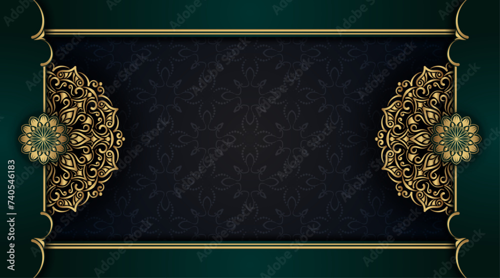 luxury background with mandala ornament luxury background with mandala ornament