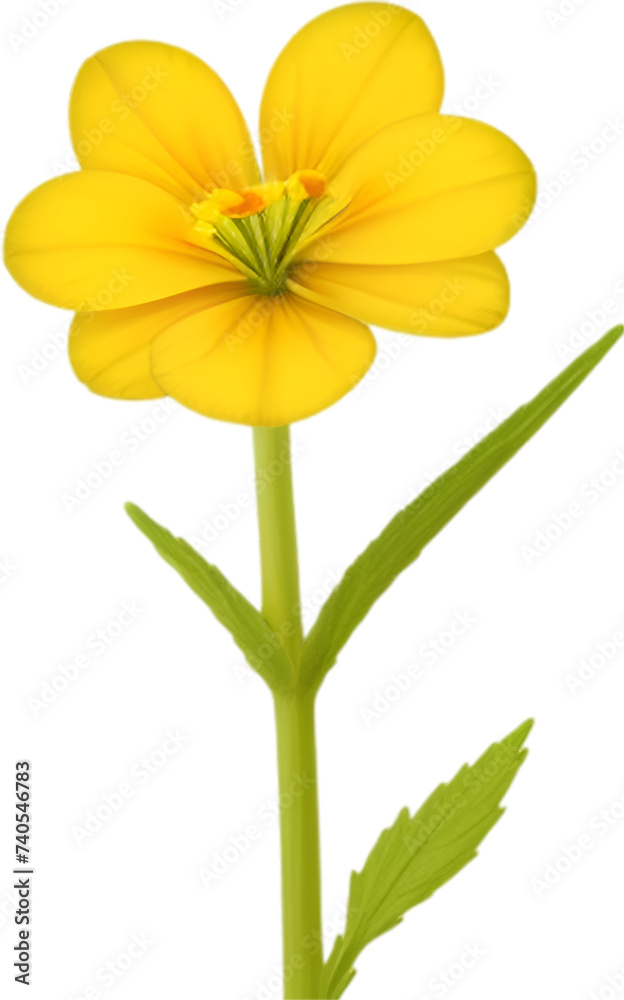 Obraz premium Primrose clipart. A cute Primrose flower icon.