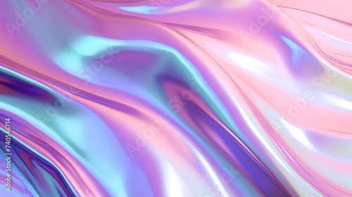 Wallpaper Mural Holographic iridescent foil texture background. It can be used for posters, cards, flyers, brochures, magazines and any kind of cover Torontodigital.ca