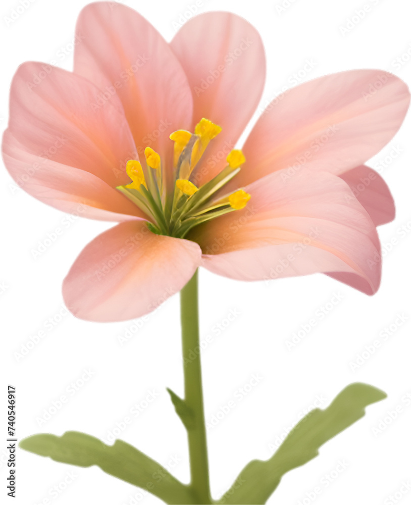 Naklejka premium Primrose clipart. A cute Primrose flower icon.