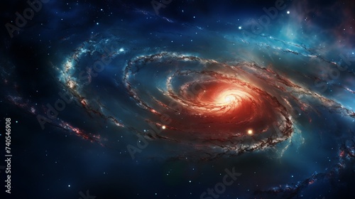 Light Years Away - Distant spiral galaxy